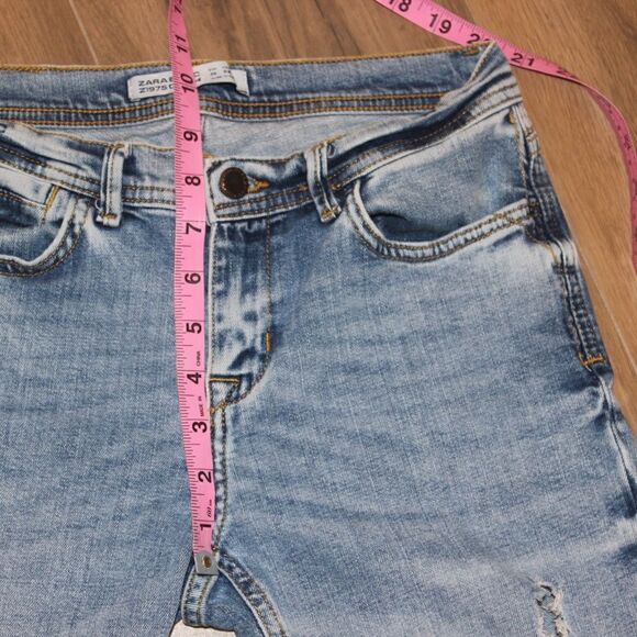 Zara Distressed Skinny jeans Women Size 04 - Picture 12 of 13